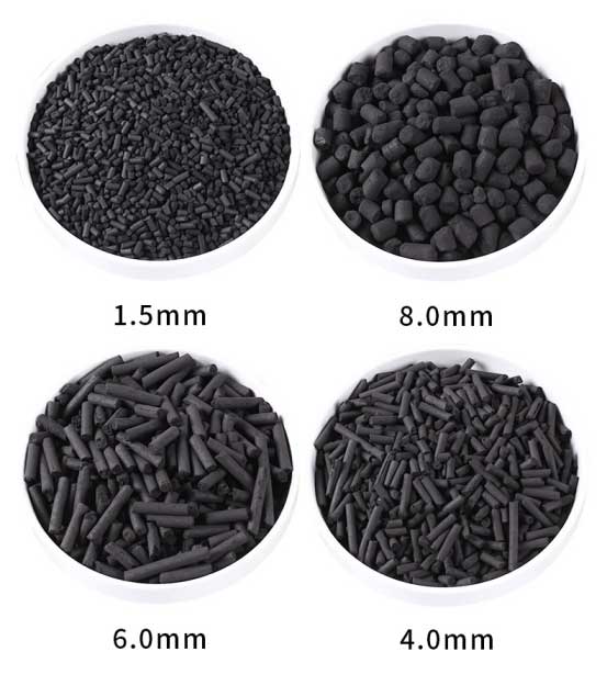 煤質柱狀活性炭規(guī)格
